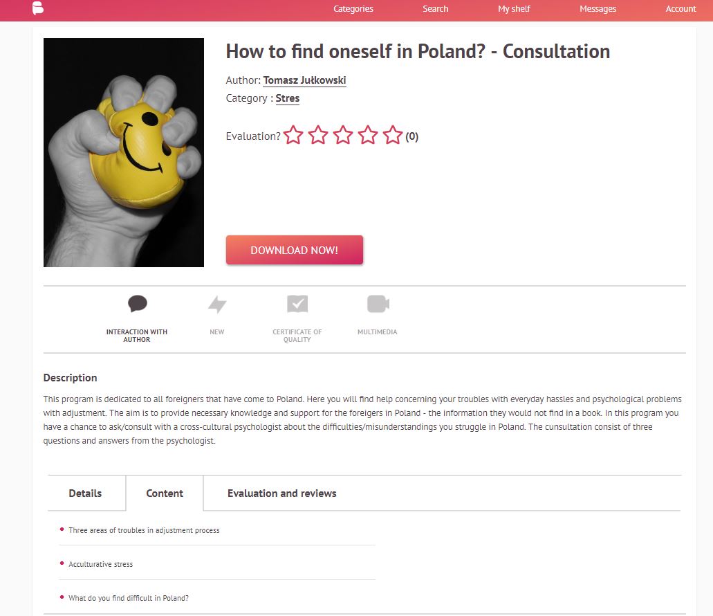 beviado online intervention