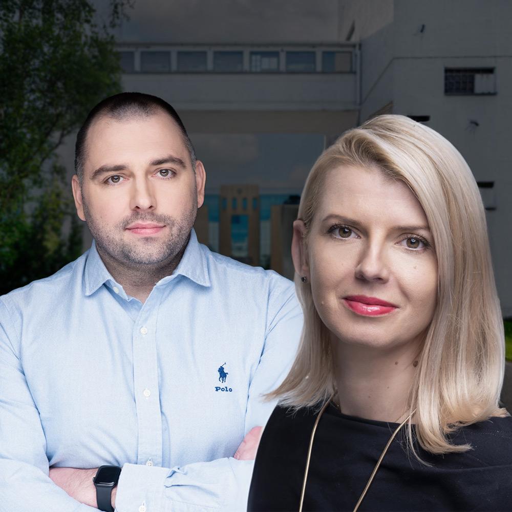 Profesor Katarzyna Januszkiewicz i Profesor Mariusz Wszołek