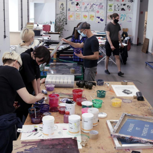 Screen Printing and Drawing Studio