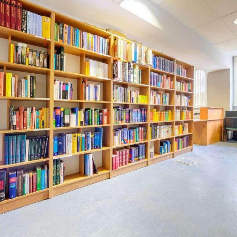 Bookcases wtih books USWPS University Kraków
