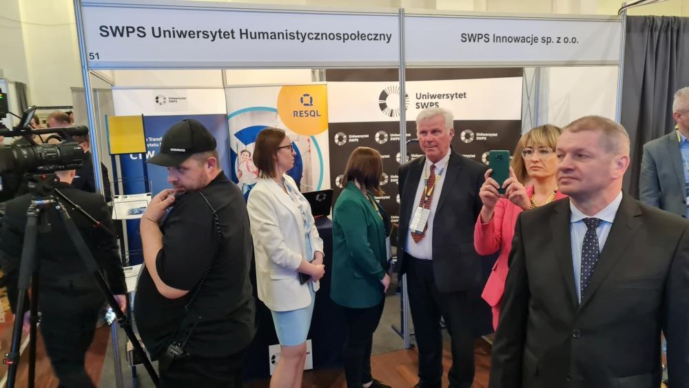 SWPS University booth at PACTT EXPO 2022