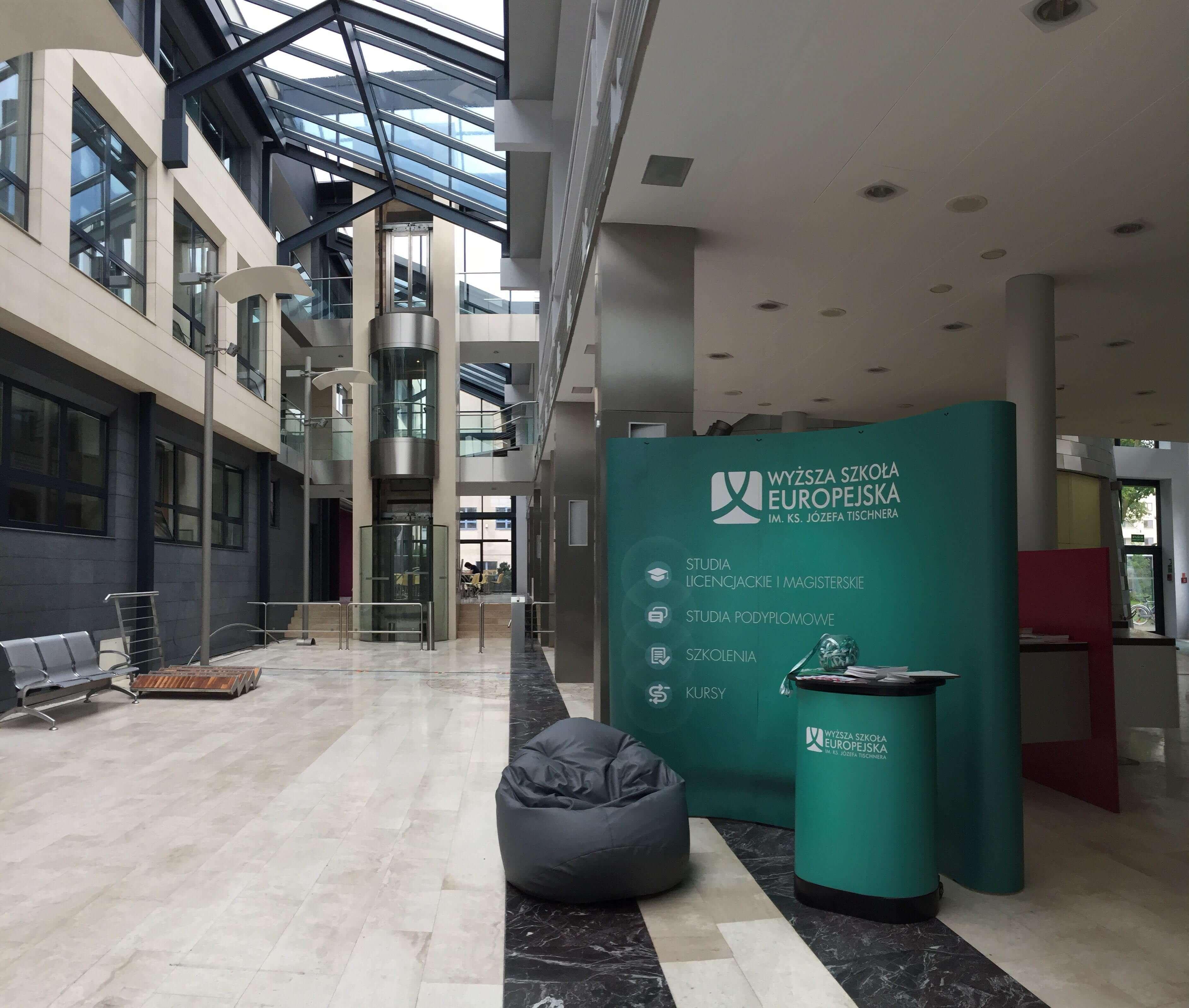 Tischner European University main hall