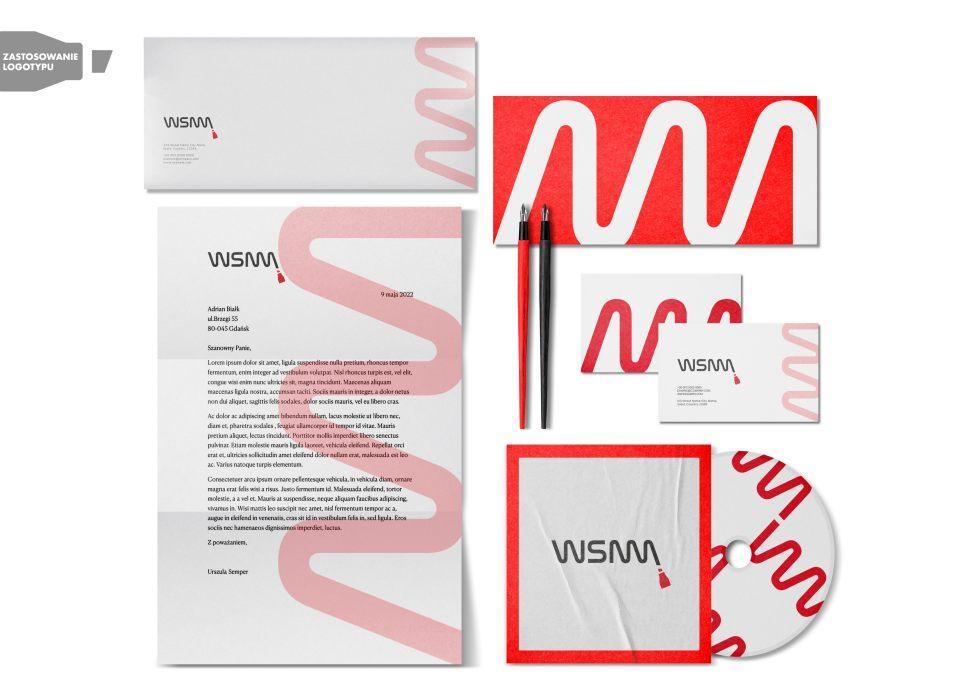 Visual identity design for the Faculty of New Media Arts at PJAIT by Adrian Białk