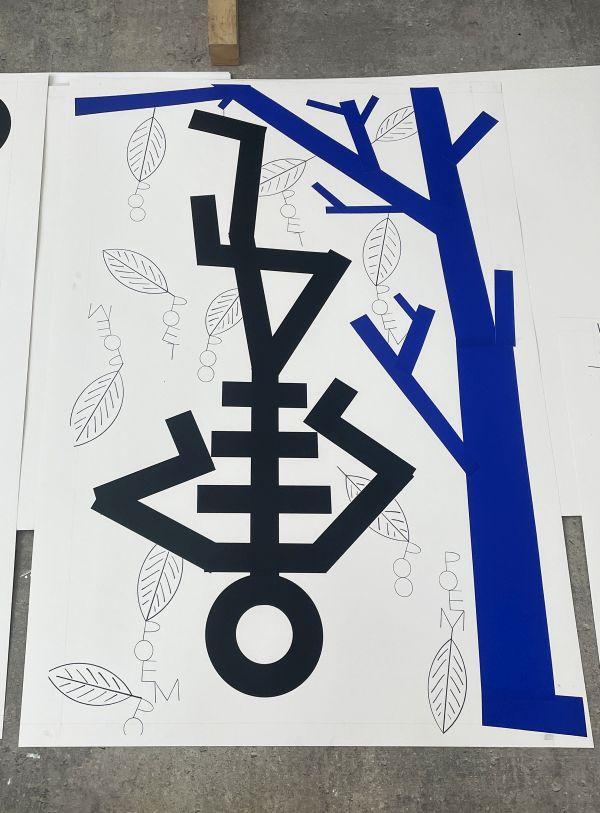 Artwork from the Middleman exhibition