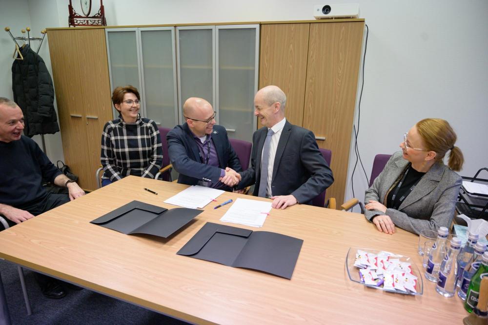 Signing of the agreement between SWPS University and British Council