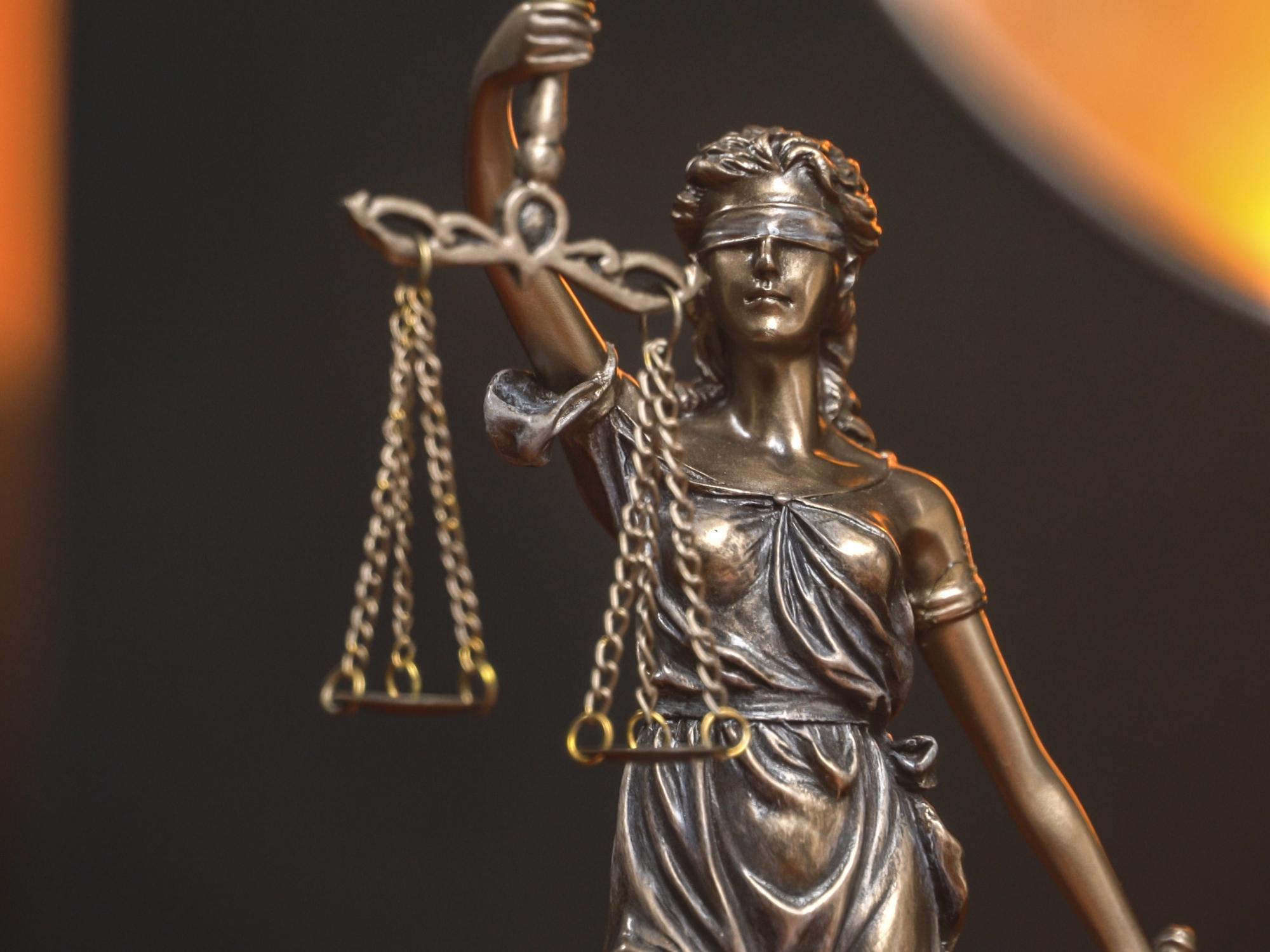 Figurine of Lady Justice